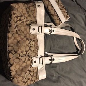Coach purse & matching wallet